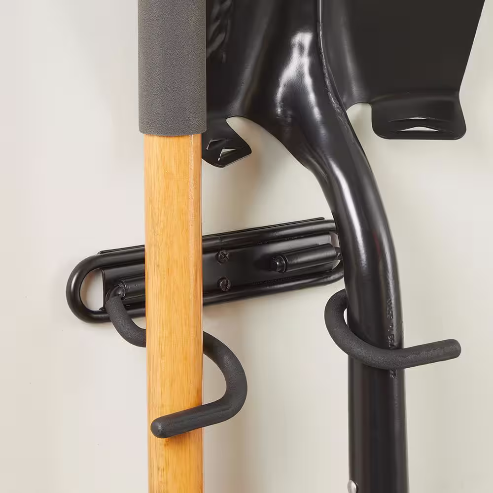 Husky 50 lbs. Heavy-Duty Wall-Mounted Double S-Hook with Mounting Hardware