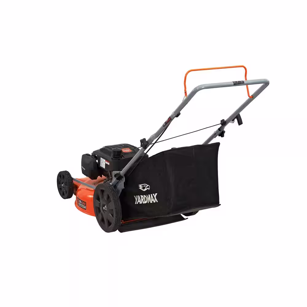 YARDMAX 21 in. 170cc 3-in-1 Gas Walk Behind Push Lawn Mower with High Rear Wheels