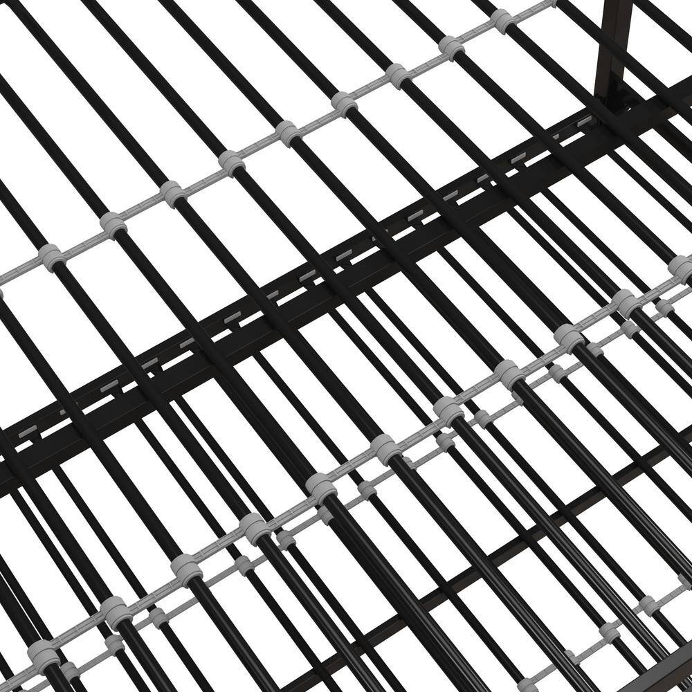 DHP Mabel Black Metal Full Over Full Bunk Bed