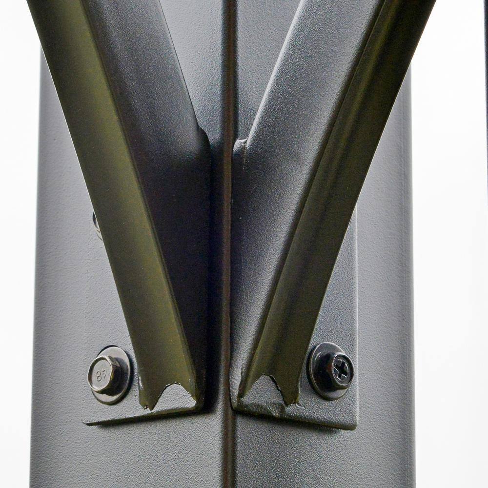 Outsunny 11 ft. x 11 ft. Beige Outdoor Patio Gazebo Canopt with Retracable Roof and Unique Design