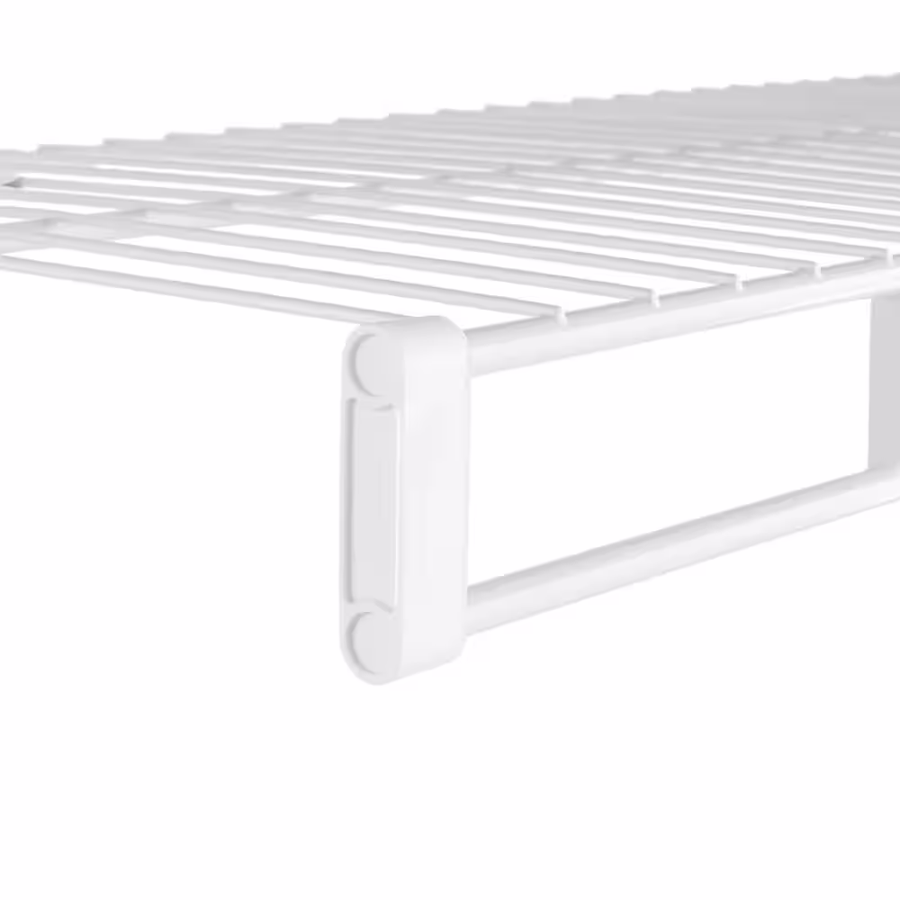 Everbilt Fixed Rod Shelf End Caps (2-Pack)