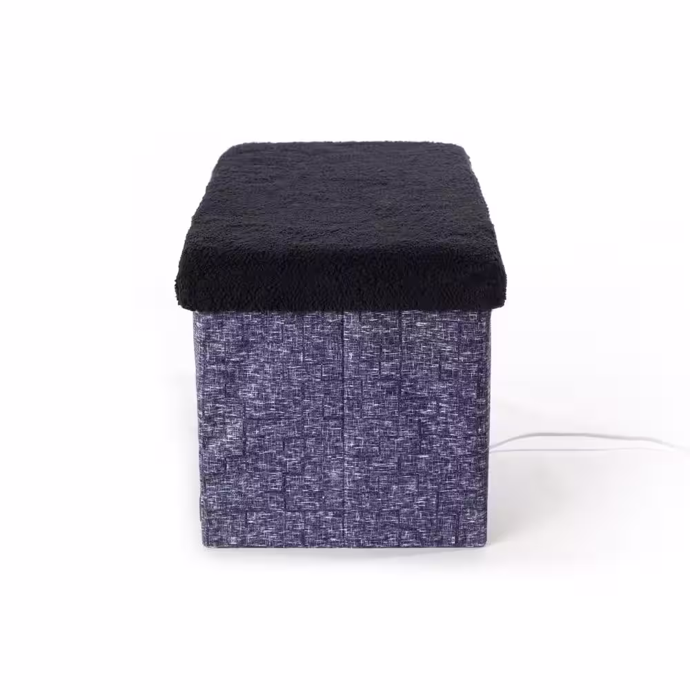 K and H Pet Products 12 in. x 24 in. x 12 in. Classy Navy Thermo-Kitty Duplex 4W