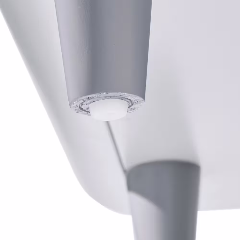 TEAMSON PETS Dyad Alpine White Wooden Cat Litter Box