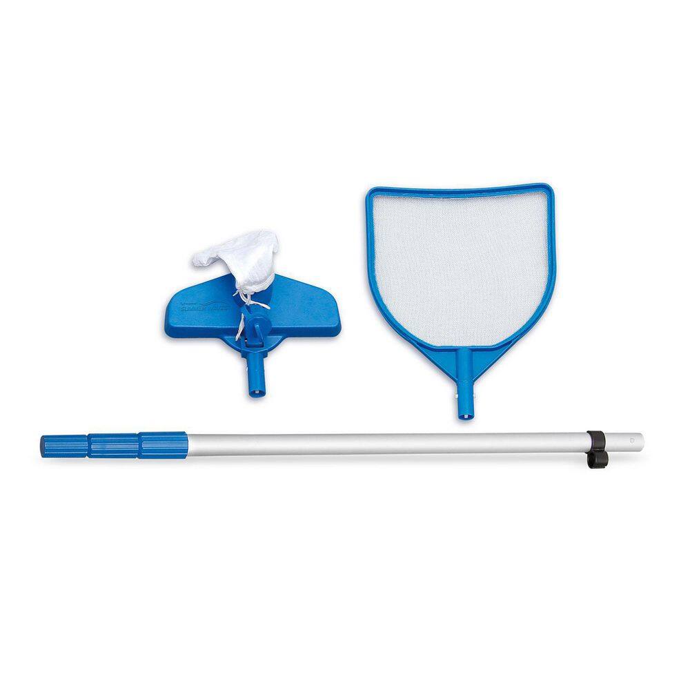 Summer Waves Active 16 ft. x 48 in. Above Ground Round Frame Swimming Pool Set with Pump