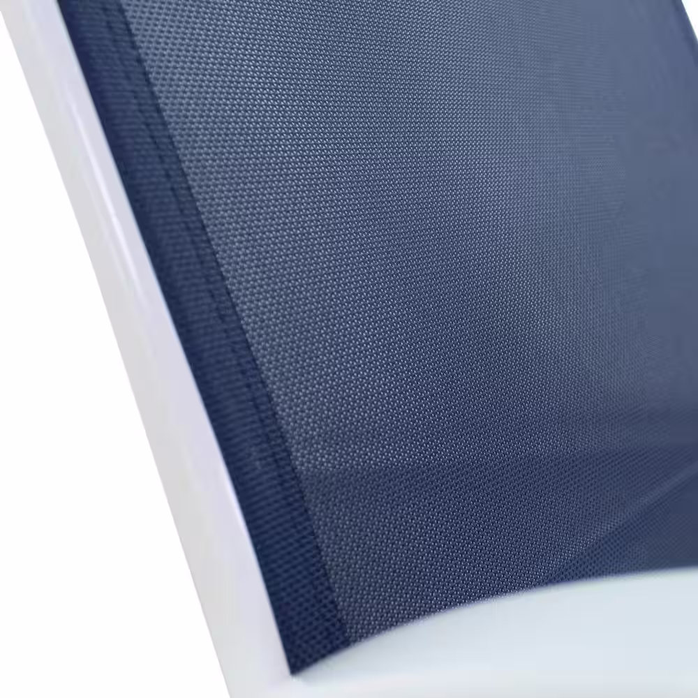 Courtyard Casual Santa Fe White Aluminum Outdoor 7-Piece Hexagon Dining Set with 60 in. Hexagon Table and 6 Spring Chairs