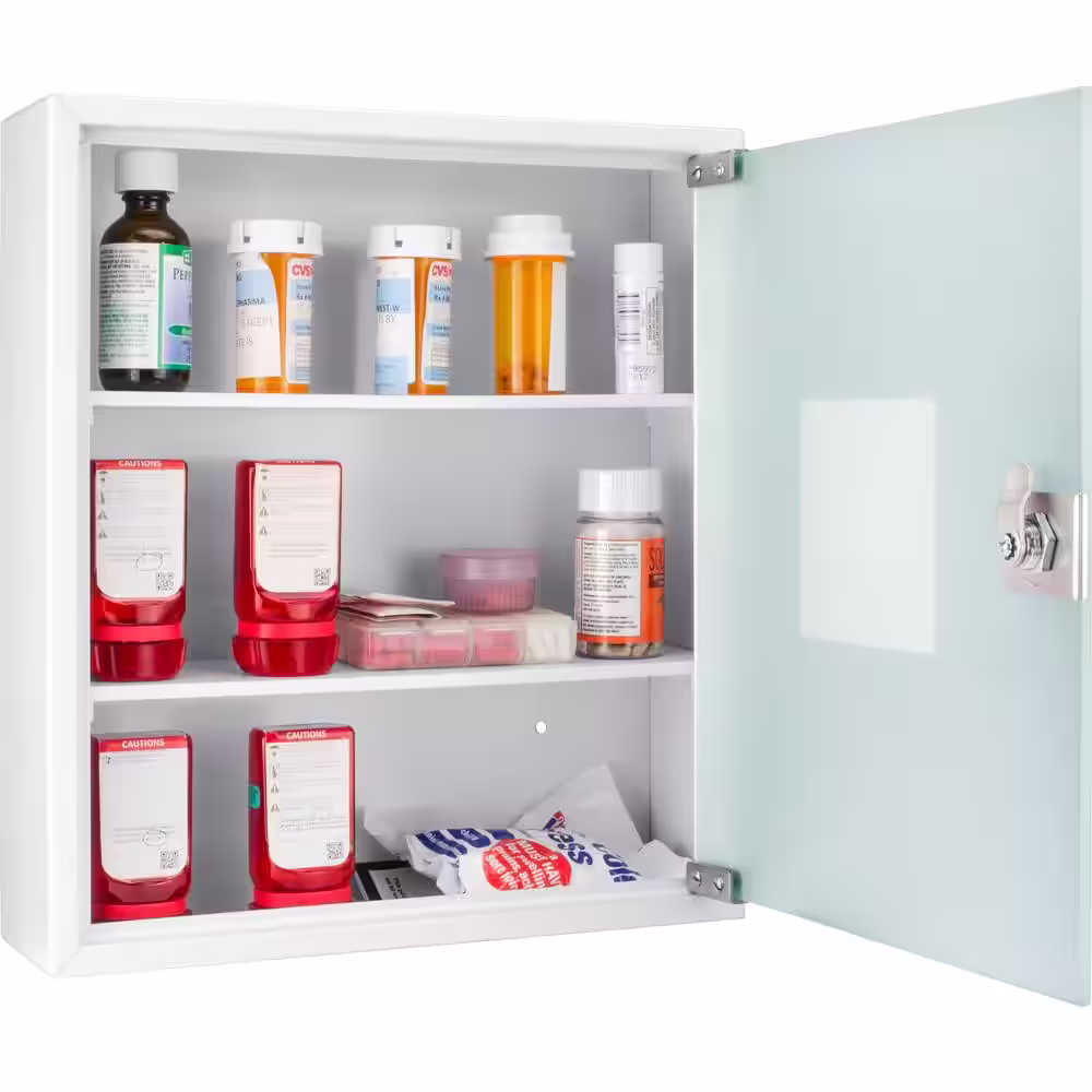 BARSKA 1-Piece Standard Medical Cabinet First Aid Kit