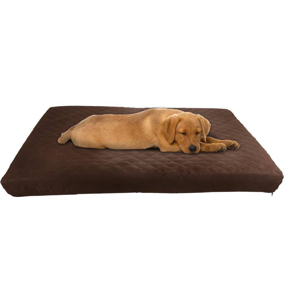 Petmaker Large Chocolate Waterproof Pet Bed