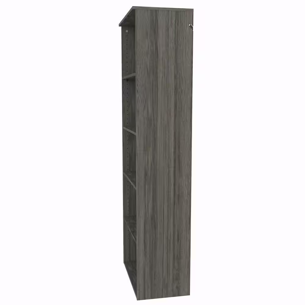ClosetMaid Style+ 25 in. W Coastal Teak Hanging Wood Closet Tower