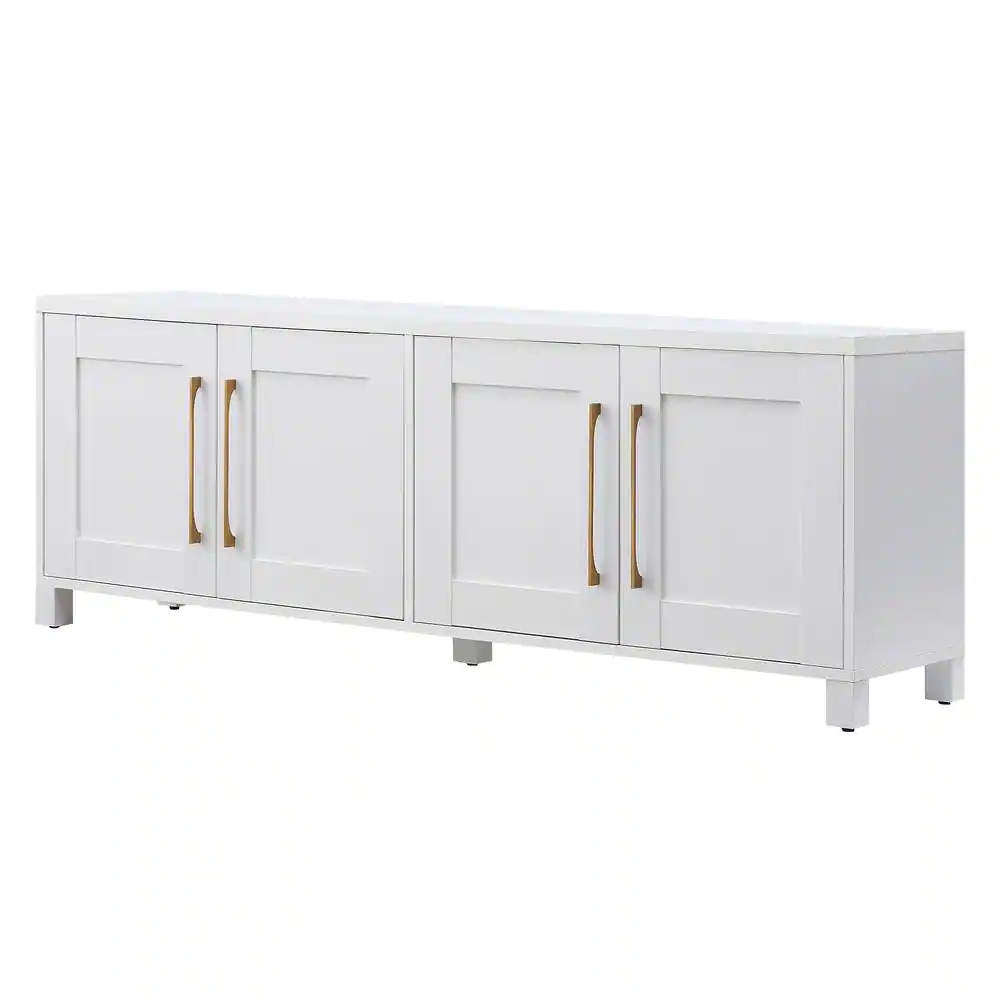 Meyer&Cross Chabot 68 in. White TV Stand Fits TV's up to 75 in.