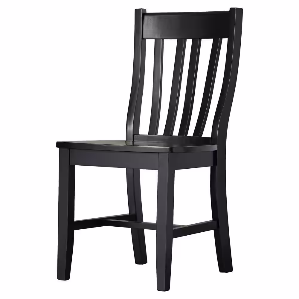 International Concepts Black Wood Dining Chair (Set of 2)