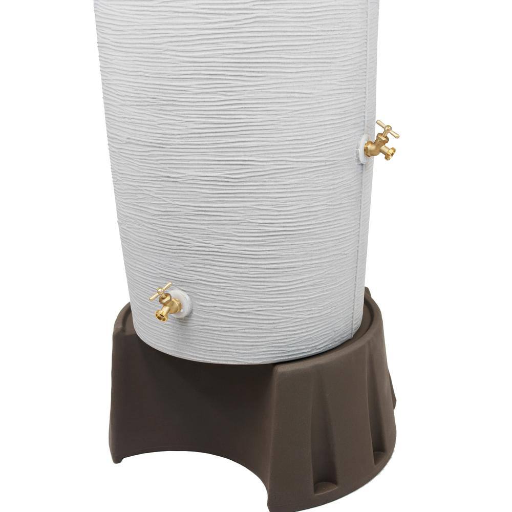 Good Ideas Rain Wizard Sturdy Stand 50 Gal. Oak Rain Barrel