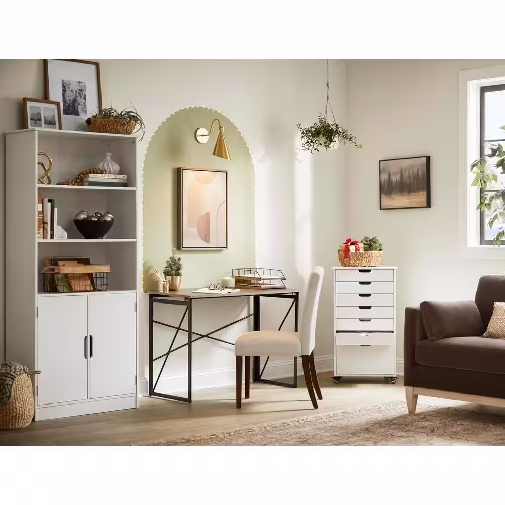 StyleWell Craft White Bookcase