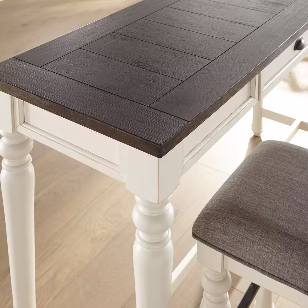 Steve Silver Joanna Ivory/Mocha Sofa Bar Set (4-Piece)