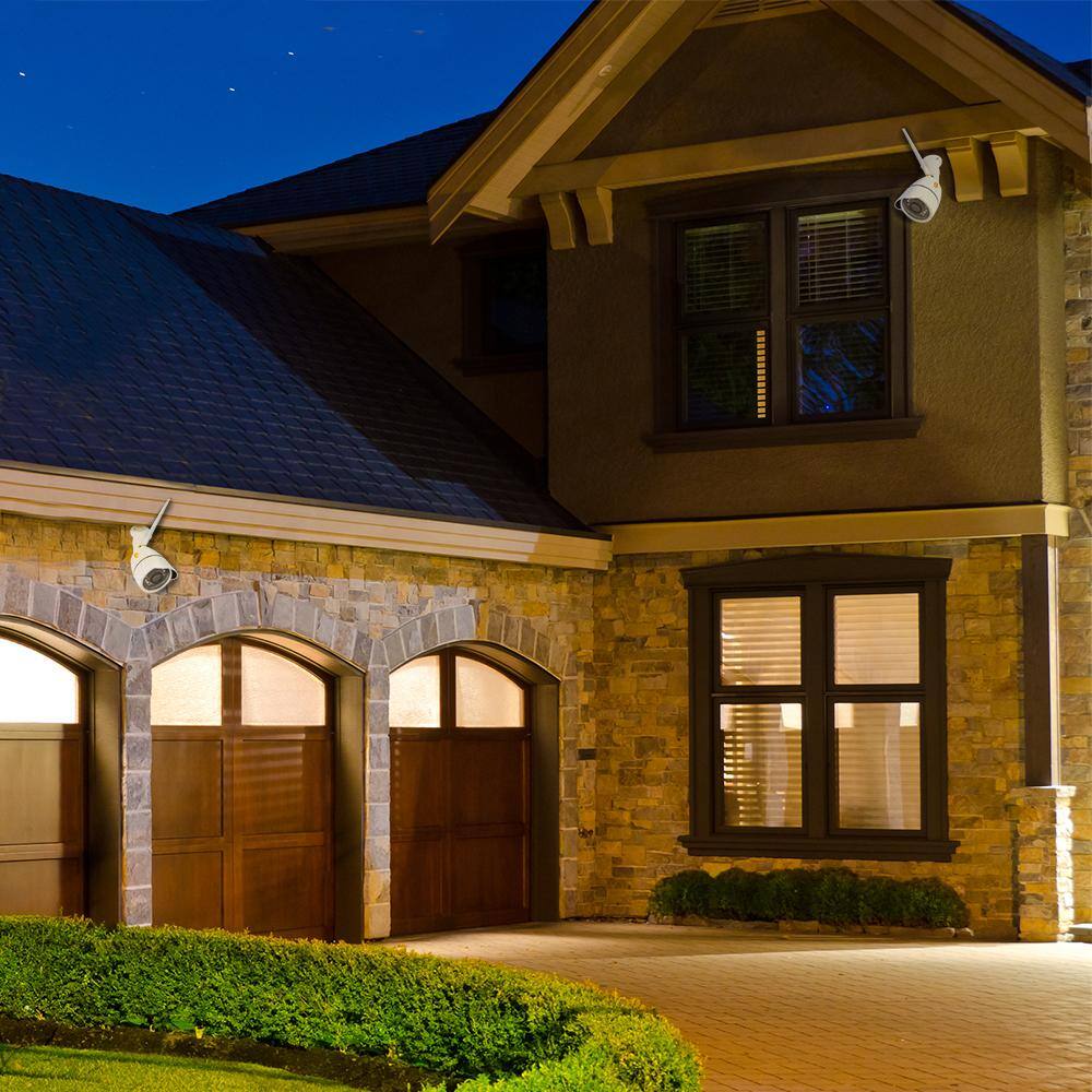 SkyLink Wireless Outdoor Video Security Camera with Smartphone Monitoring and Night Vision