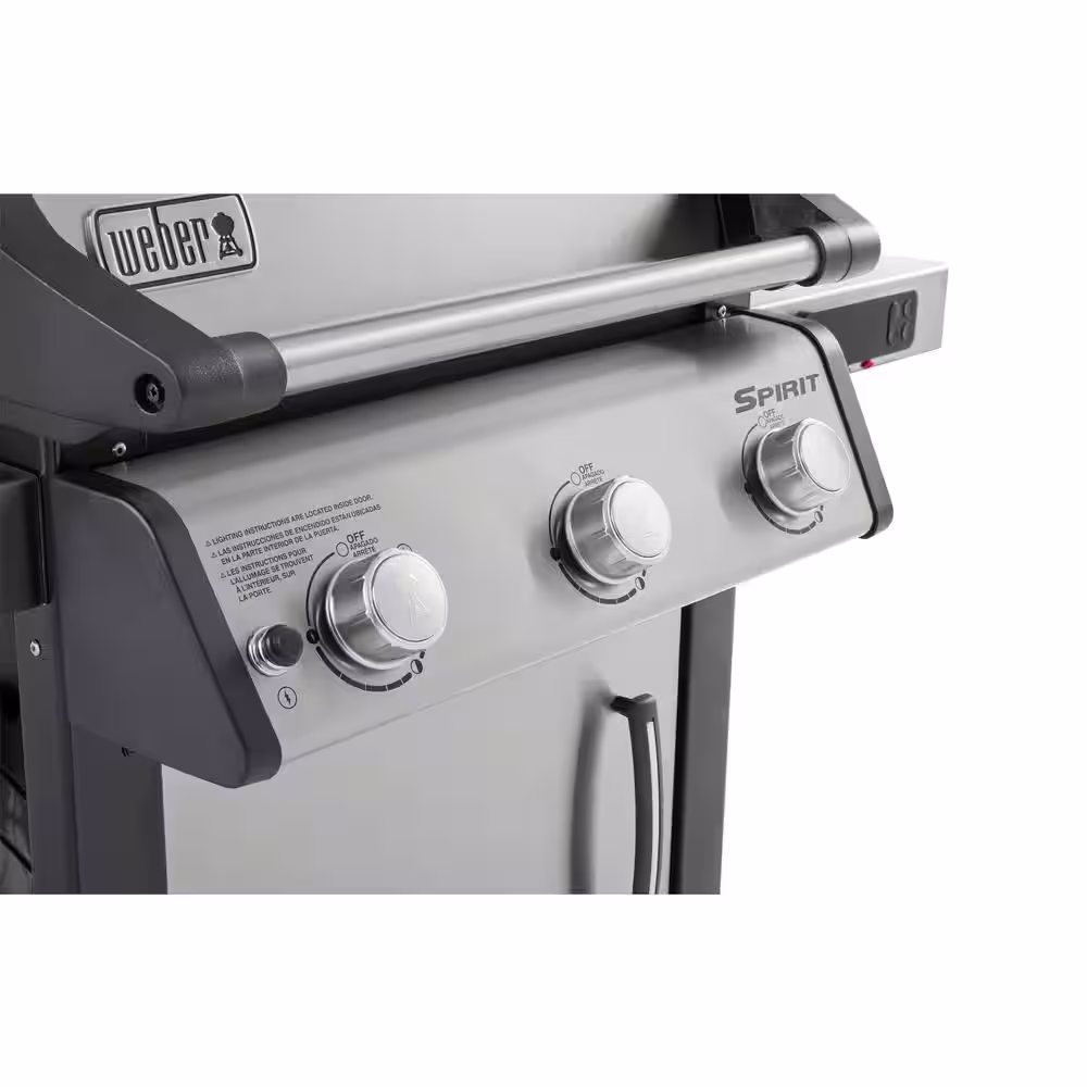 Weber Spirit SX-315 3-Burner Natural Gas Smart Grill in Stainless Steel