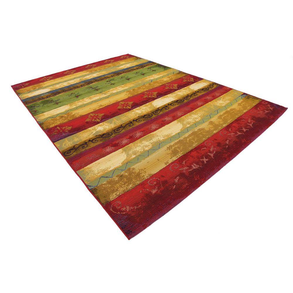 Unique Loom Outdoor Traditional Multi 8' 0 x 11' 4 Area Rug