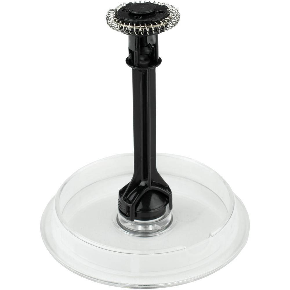 15 oz. Silver Cordless Electric Milk Frother with Warmer and Hot