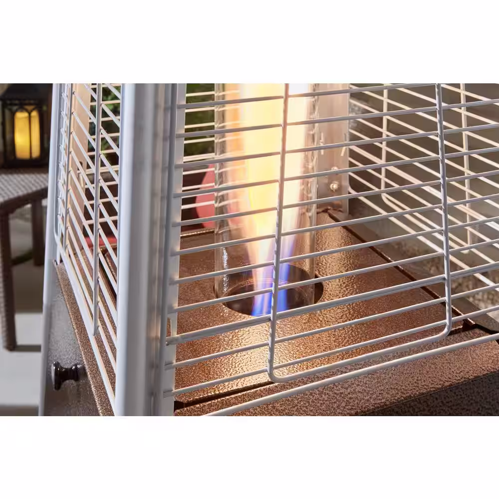 Hampton Bay 42,000 BTU Gold Gas Patio Heater