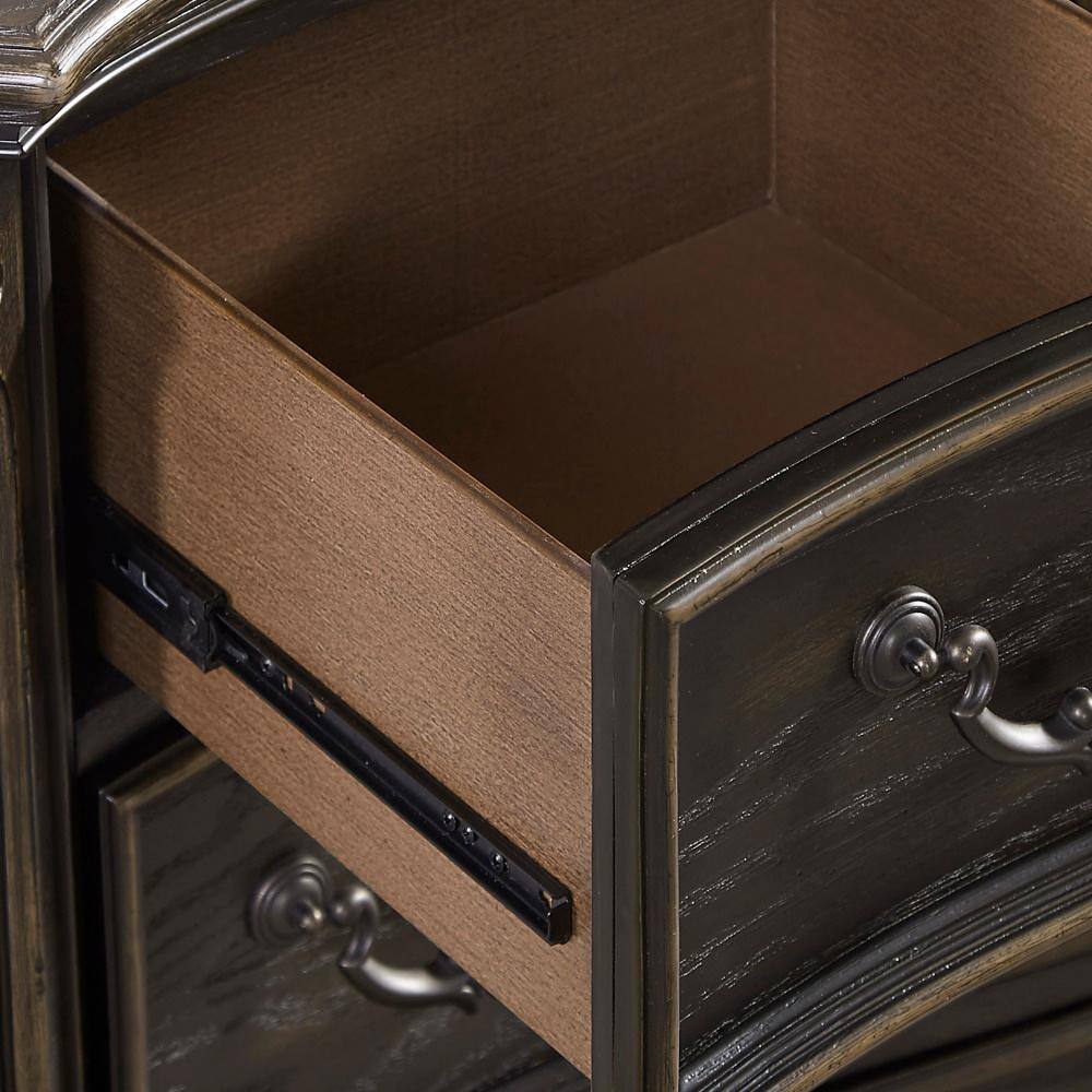 Steve Silver Rhapsody Brown 3-Drawer Nightstand