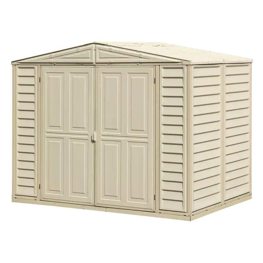 Duramax Building Products 8 ft. x 5.25 ft. Vinyl Shed with Foundation
