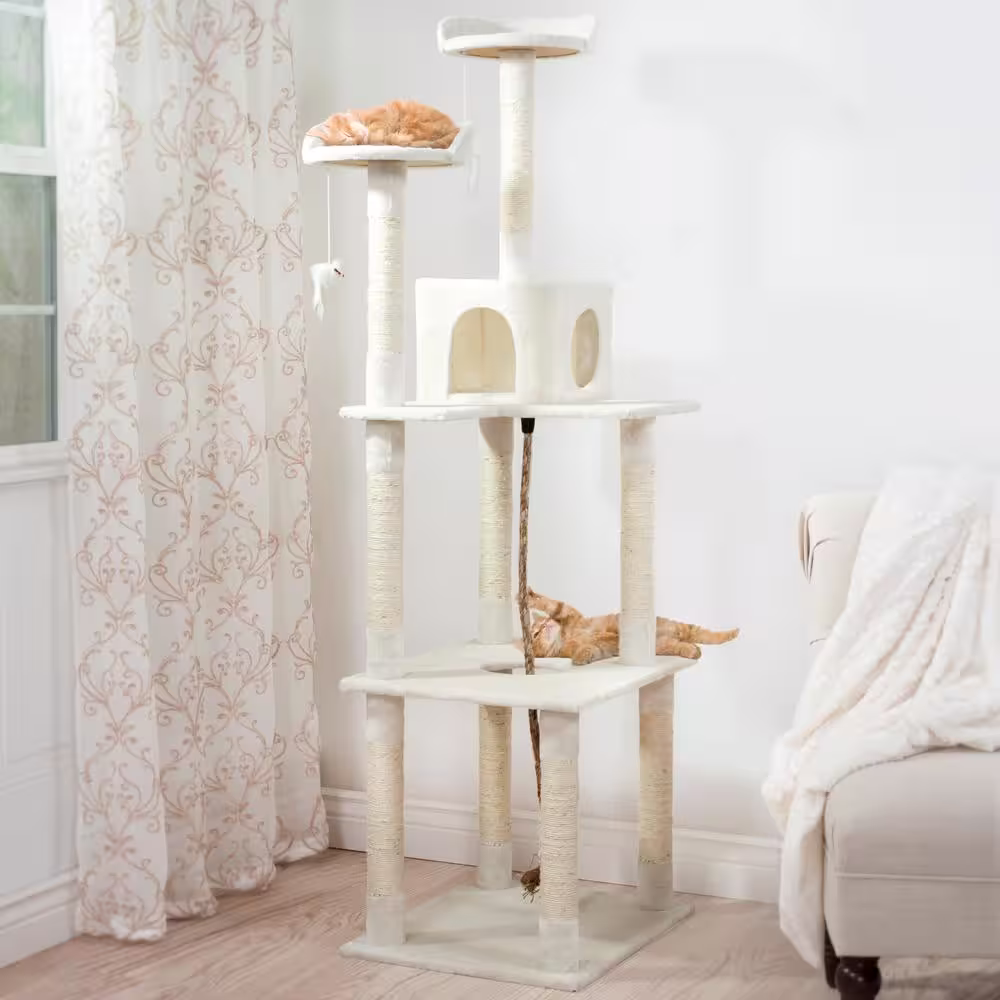 Petmaker 6 ft. Sleep and Play Cat Tree