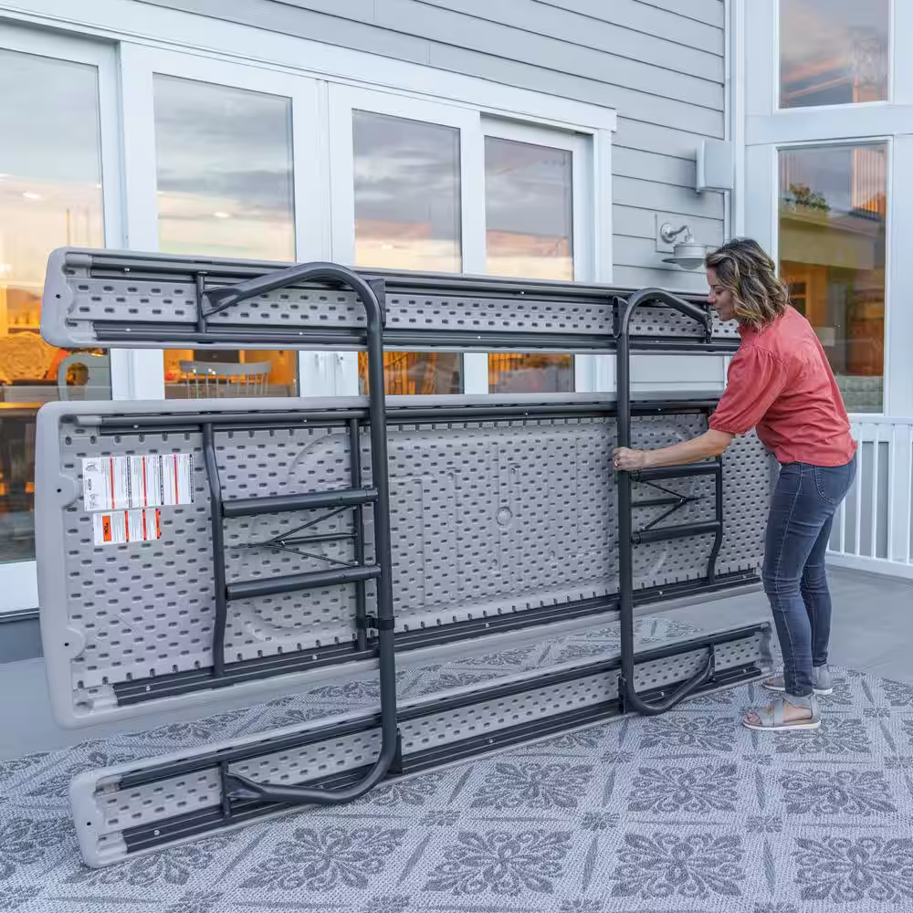 Lifetime 57 in. x 96 in. Commercial Grade Picnic Table