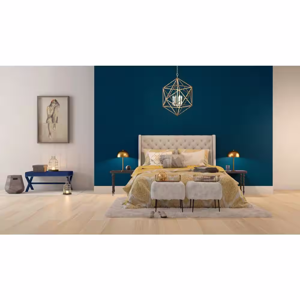 Stonebriar Collection 3.459 in. H x 16.732 in. W Stainless Steel Metal 1-Drawer Wide Mesh Wire Basket