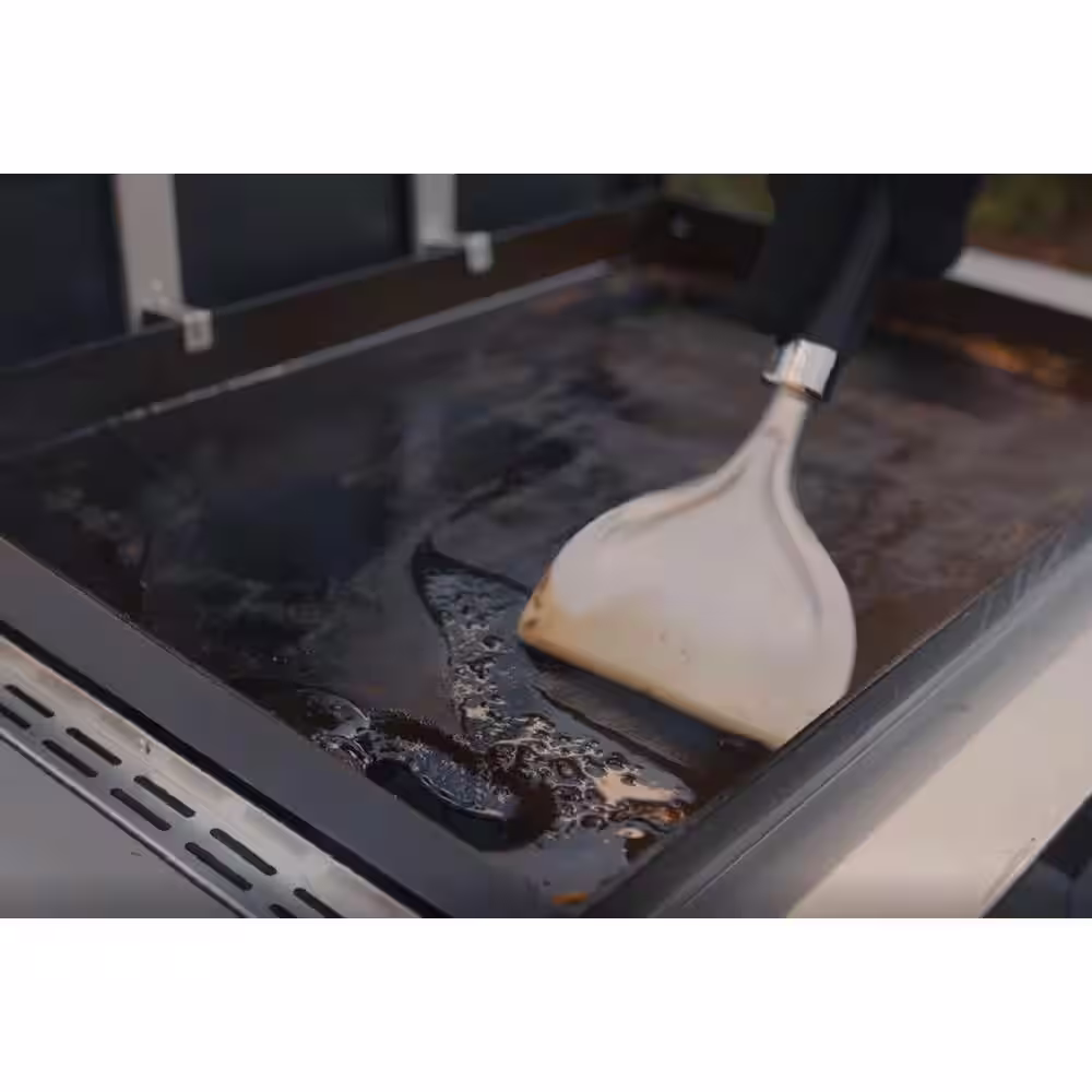 Weber 4 Burner Propane Gas Grill 36 in. Flat Top Griddle in Black