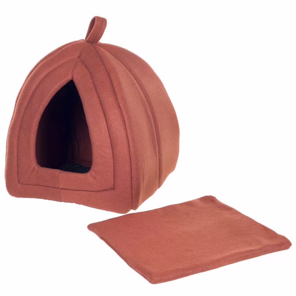 PAW Small Tan Cozy Kitty Tent Igloo