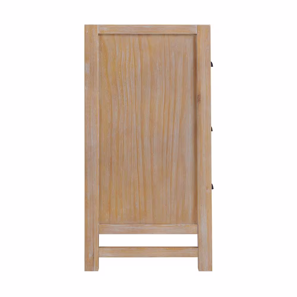 Alaterre Furniture Arden 6-Drawer Wood Double Dresser in Light Driftwood (56 in. W x 18 in. D x 36 in. H