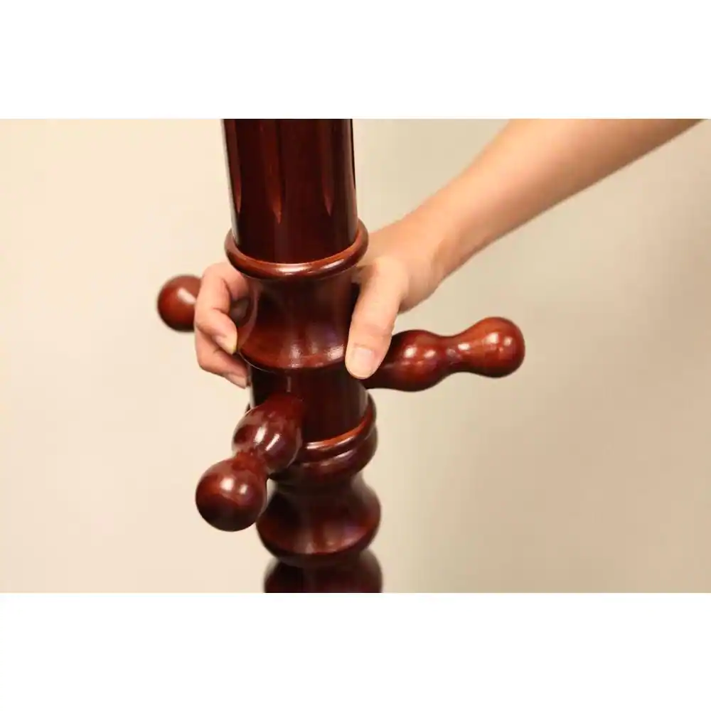 Homecraft Furniture Cherry 12-Hook Coat Rack