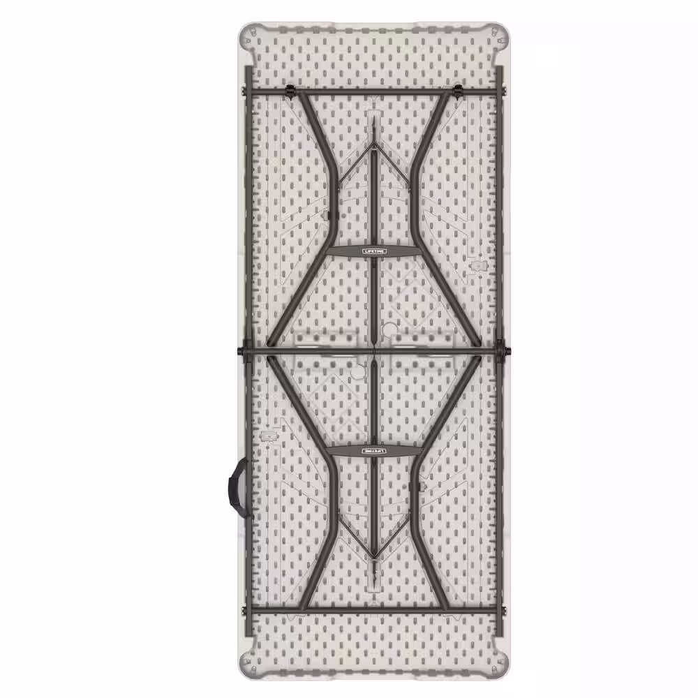 Lifetime 6 ft. Fold-in-Half Table: Almond