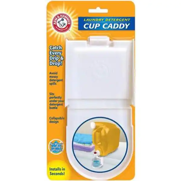 Arm and Hammer Flat Folding Laundry Detergent Cup Caddy