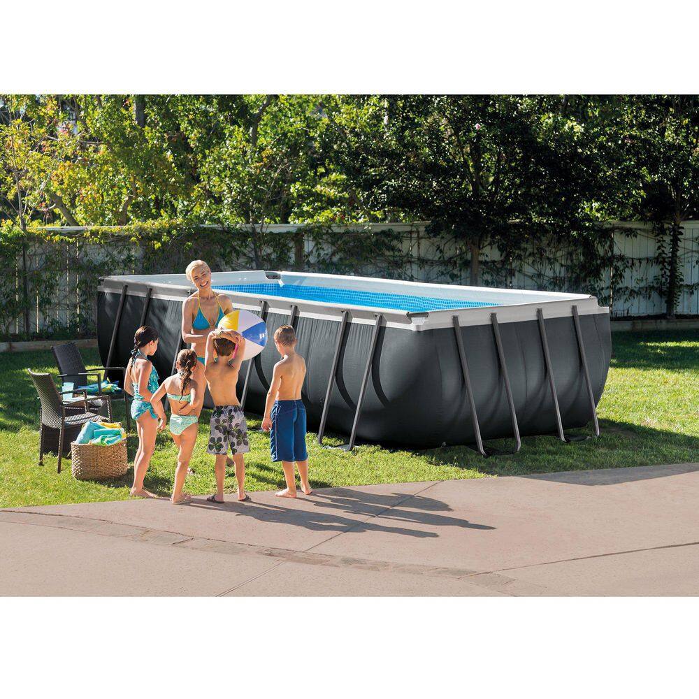 INTEX 18 ft. x 9 ft. x 52 in. Ultra XTR Frame Pool, Cooler (2-Pack), & Float (4-Pack)