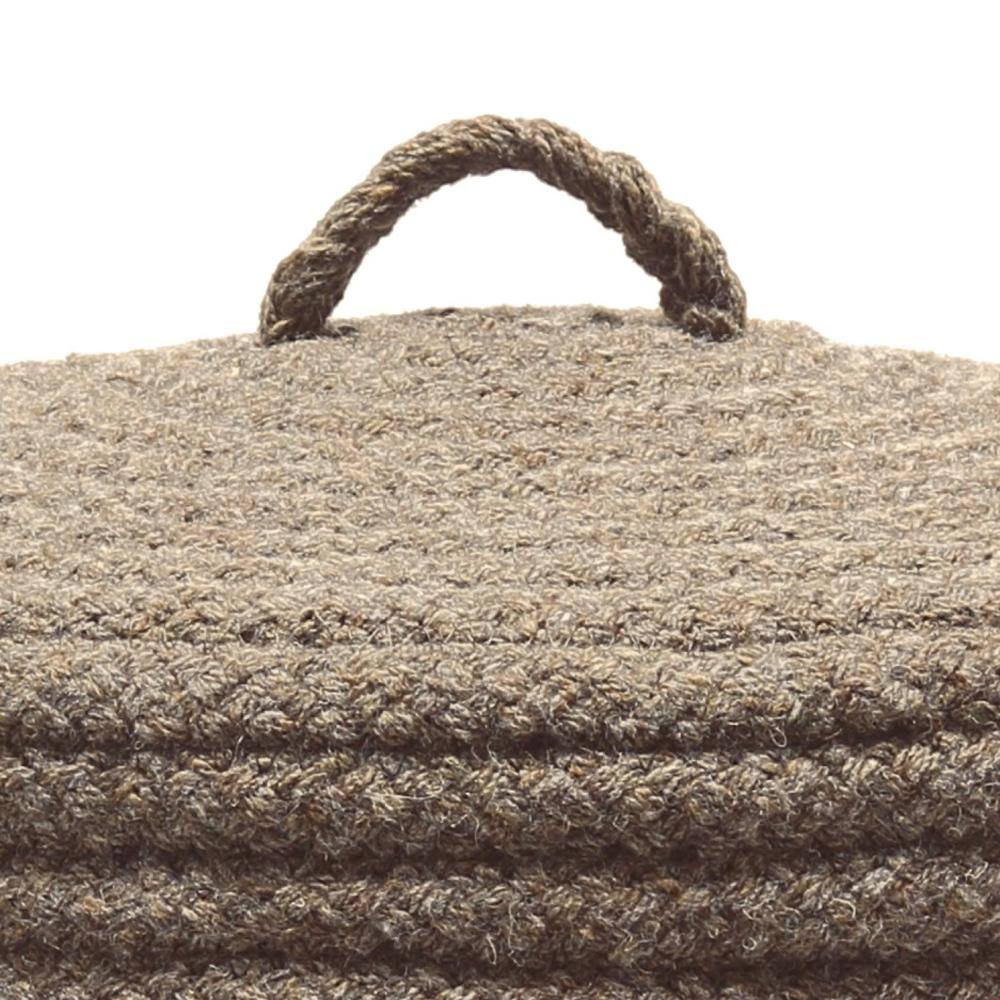 Colonial Mills 16 in. x 16 in. x 24 in. Bark Blended Wool Hamper