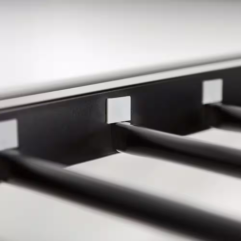 Walker Edison Furniture Company Modern Premium Metal Twin over Twin Bunk Bed - Black