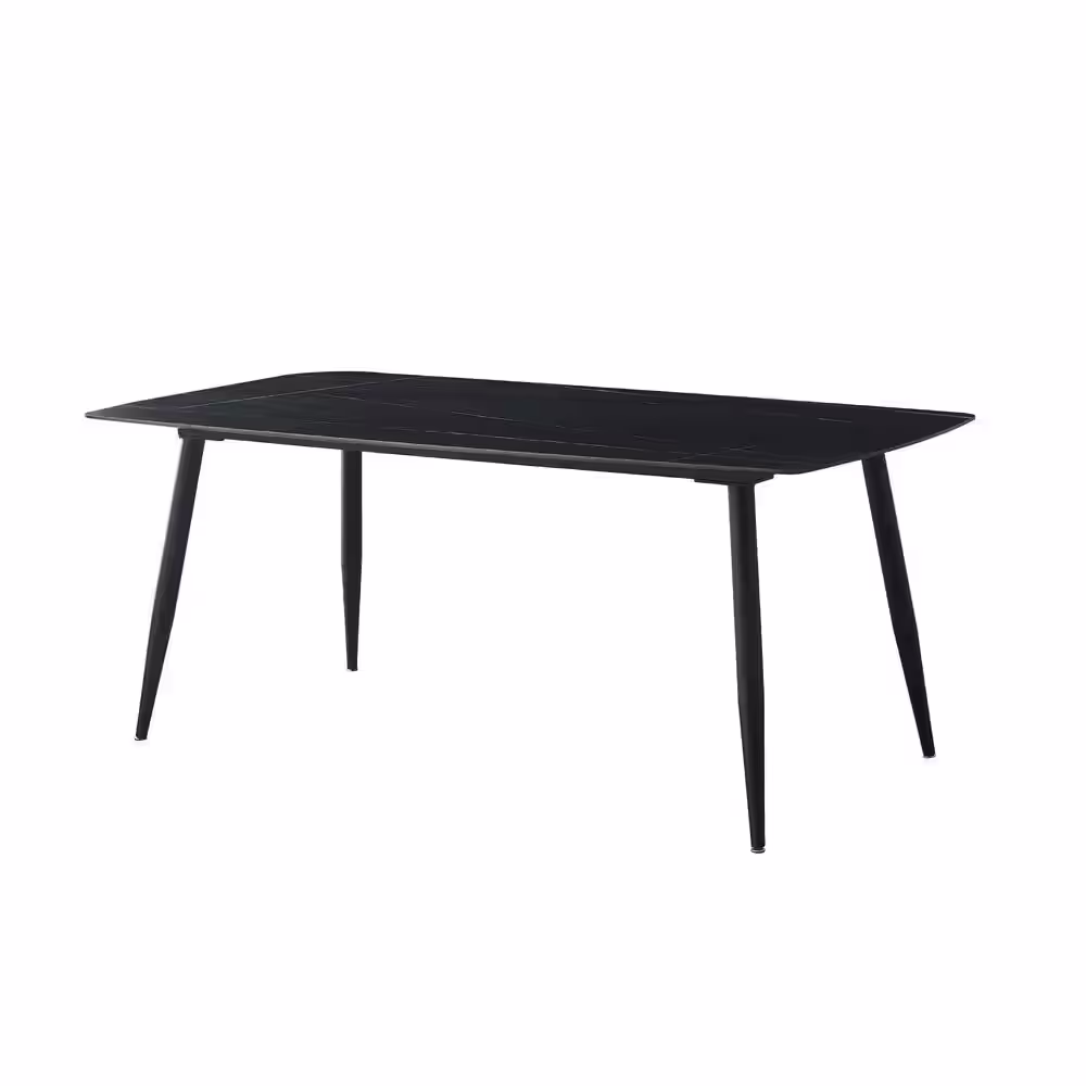 THE RIGHT PATH 70.8'' Rectangle Dining Table with Stone Top