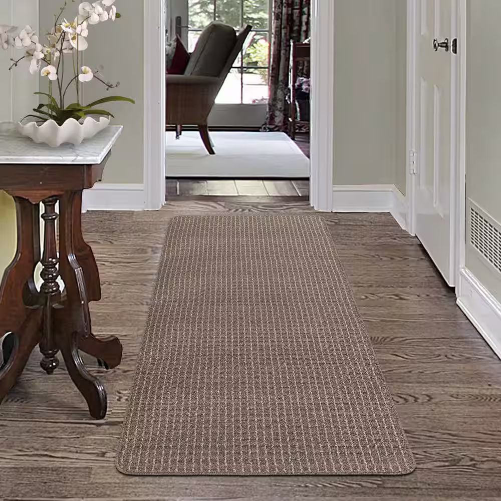 TrafficMaster Pindot Fog 2 ft. x 5 ft. Accent Rug