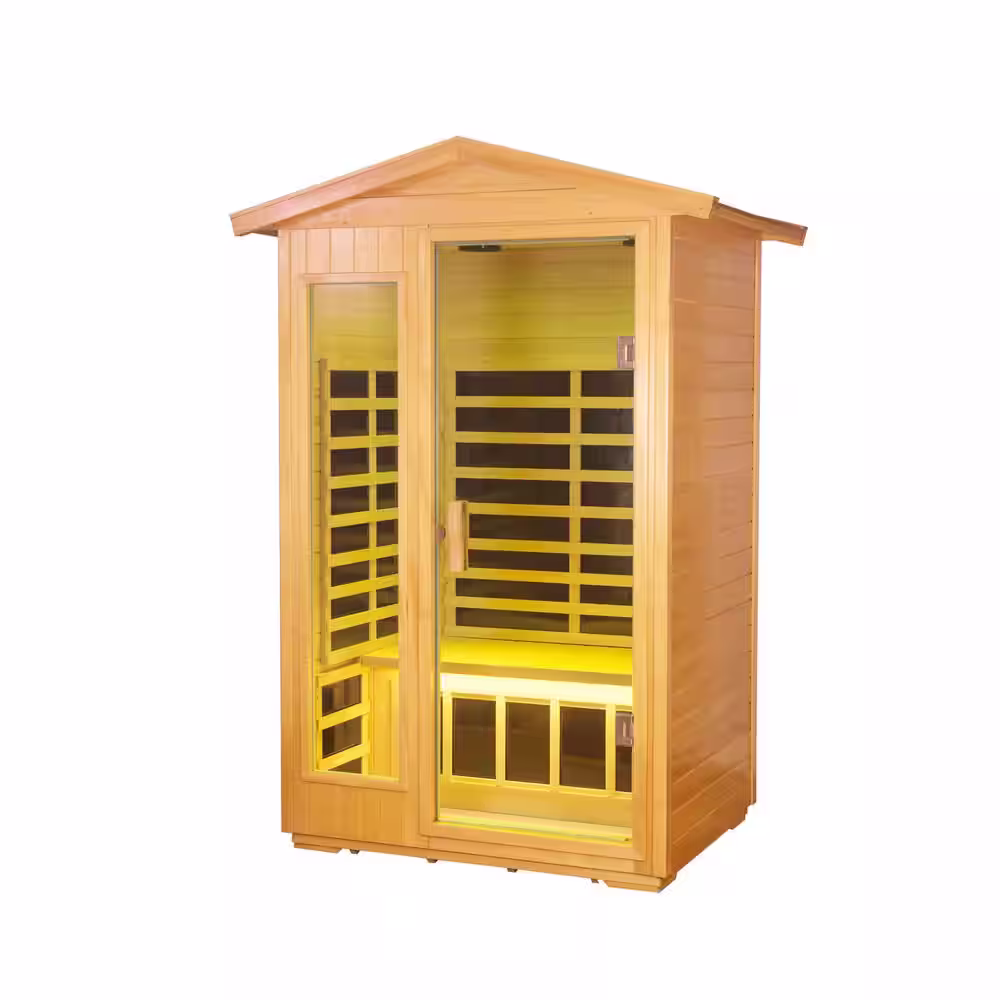 Xspracer Moray 2-Person Outdoor Far Infrared Basswood Sauna Room