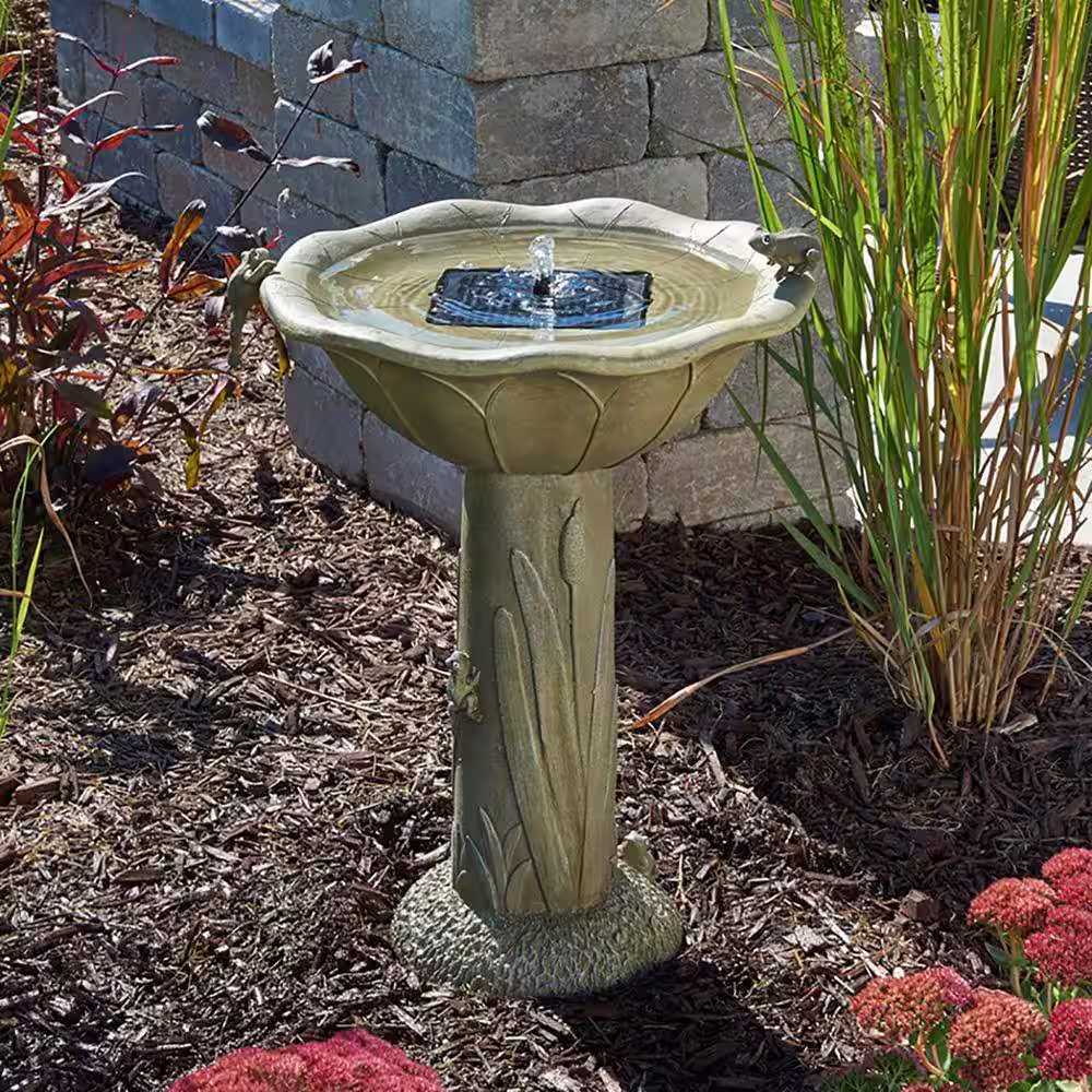 Smart Solar Acadia Solar Birdbath