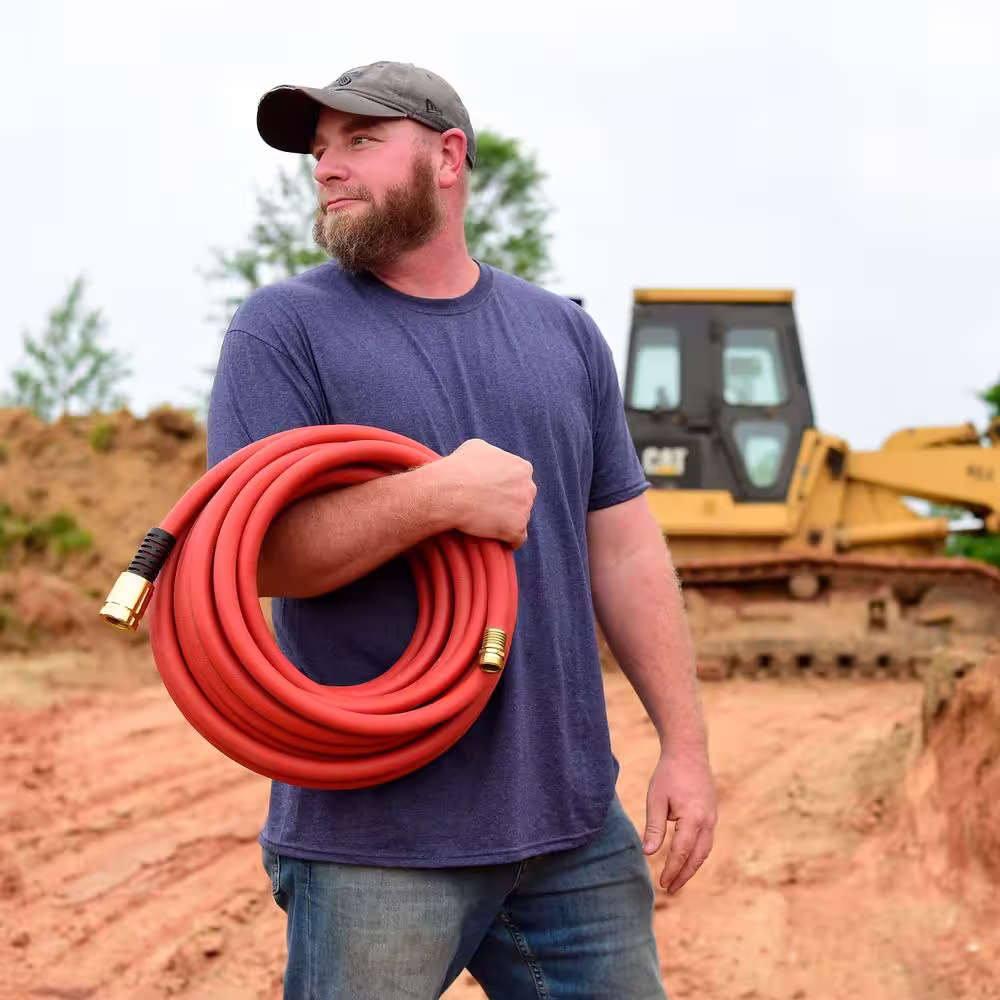 Goodyear MAXLite 5/8 in. x 50 ft. Premium Duty Rubber+ Hot Water Hose