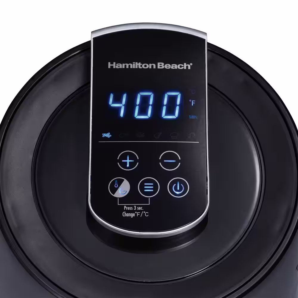 Hamilton Beach 3.7 qt. Black Digital Air Fryer