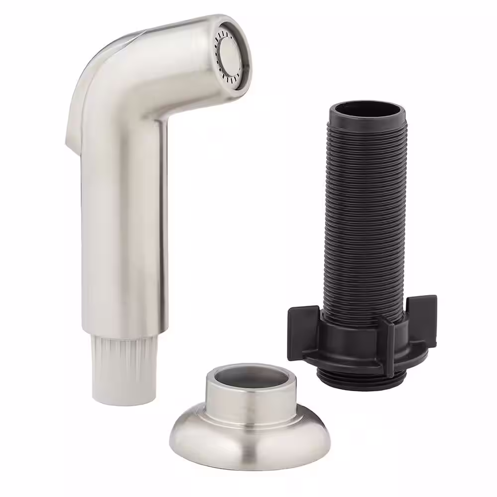 Everbilt Kitchen Sink Side Spray with Guide in Stainless Steel Finish