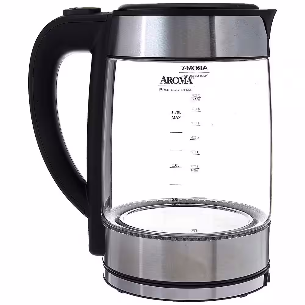 AROMA 7-Cup Stainless Steel Electric Kettle