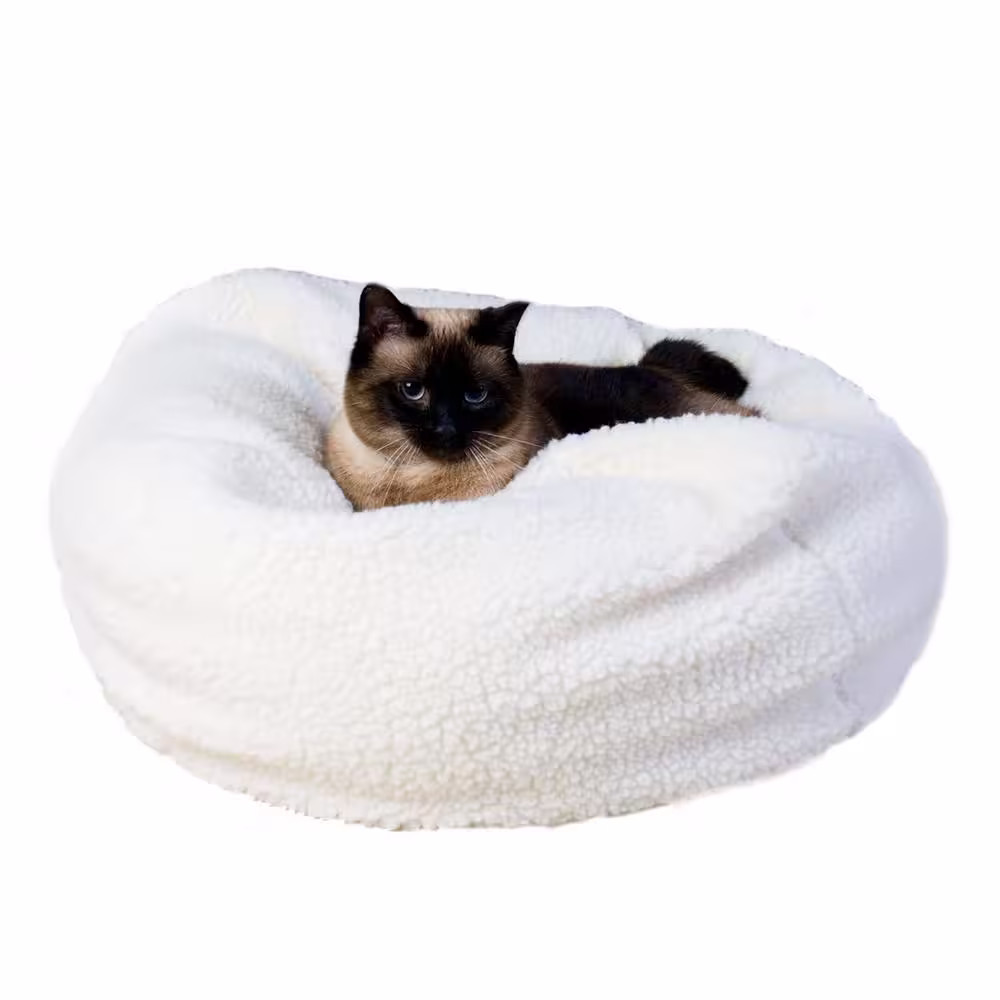 None Medium Sherpa Puff Ball