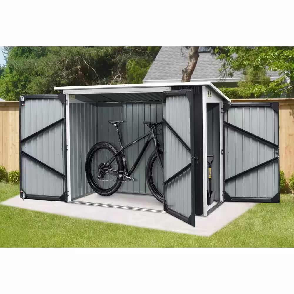 Hanover Multi-Use Dark Grey Shed with Storage