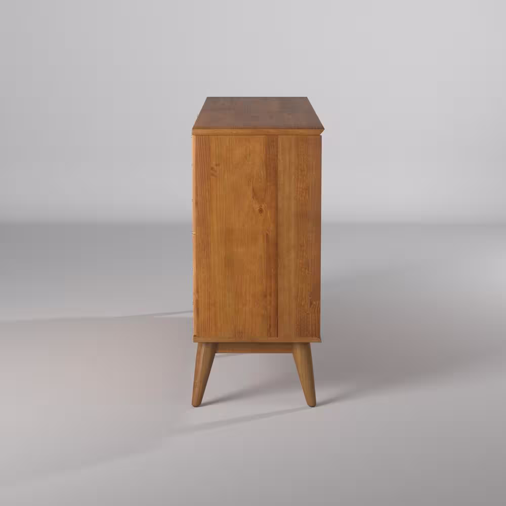 Camaflexi Mid-Century 6-Drawer Castanho Dresser