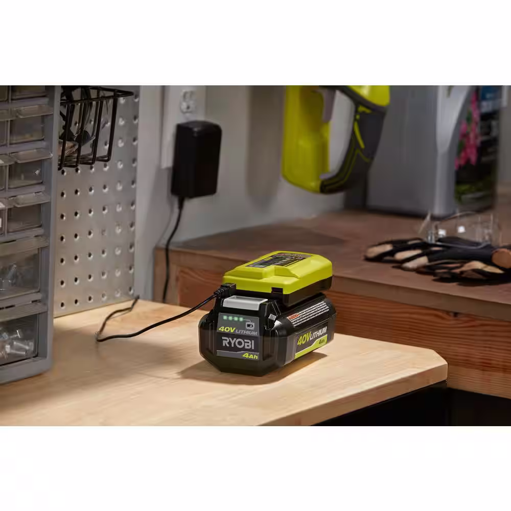 RYOBI 40V Lithium-Ion 2.0 Ah Battery and Charger