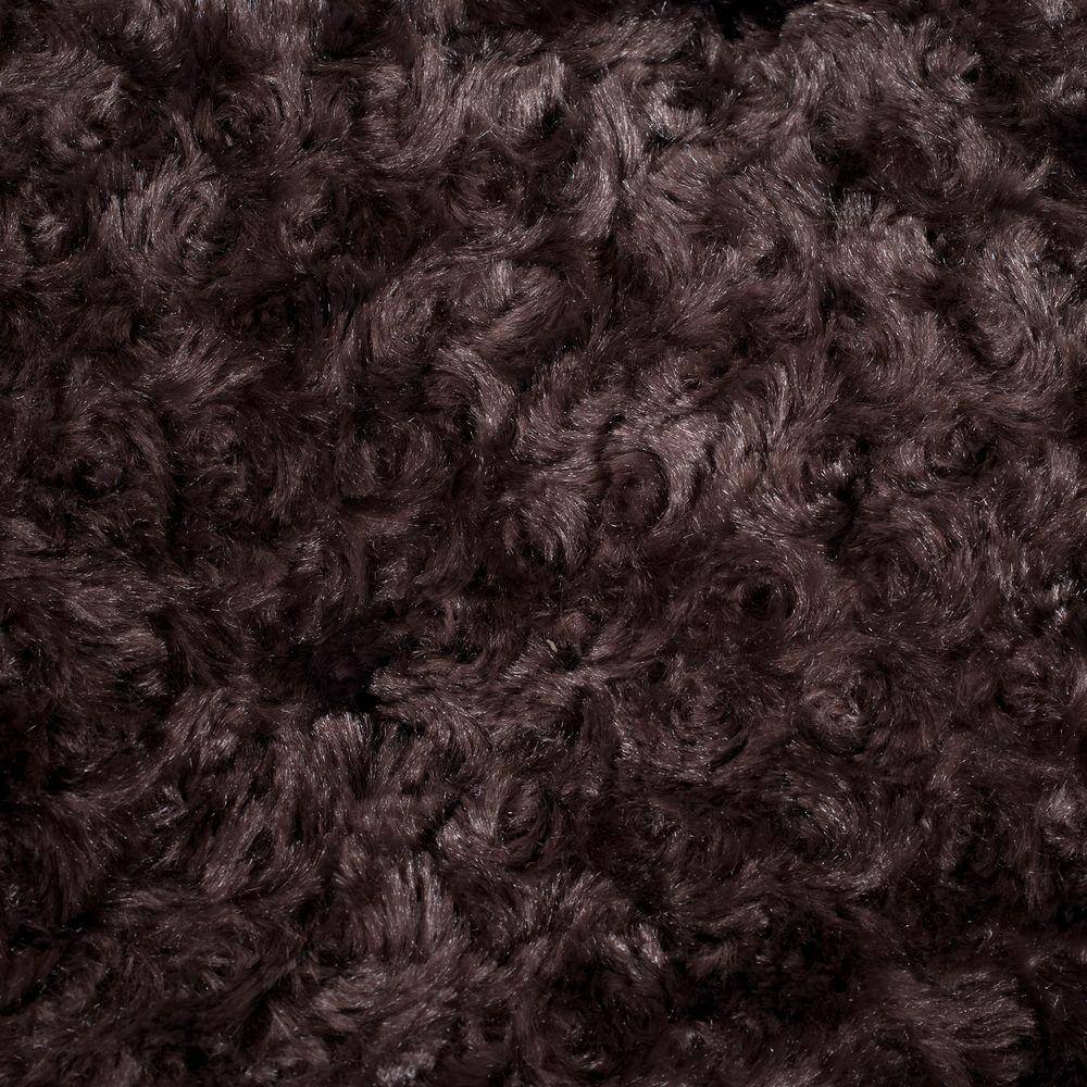 PAW Lavish Cushion Extra-Large Chocolate Pillow Furry Pet Bed