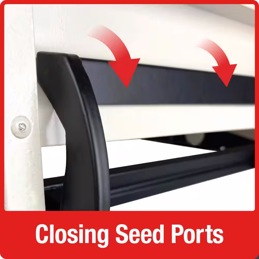 None Choice White Metal Hopper Bird Feeder